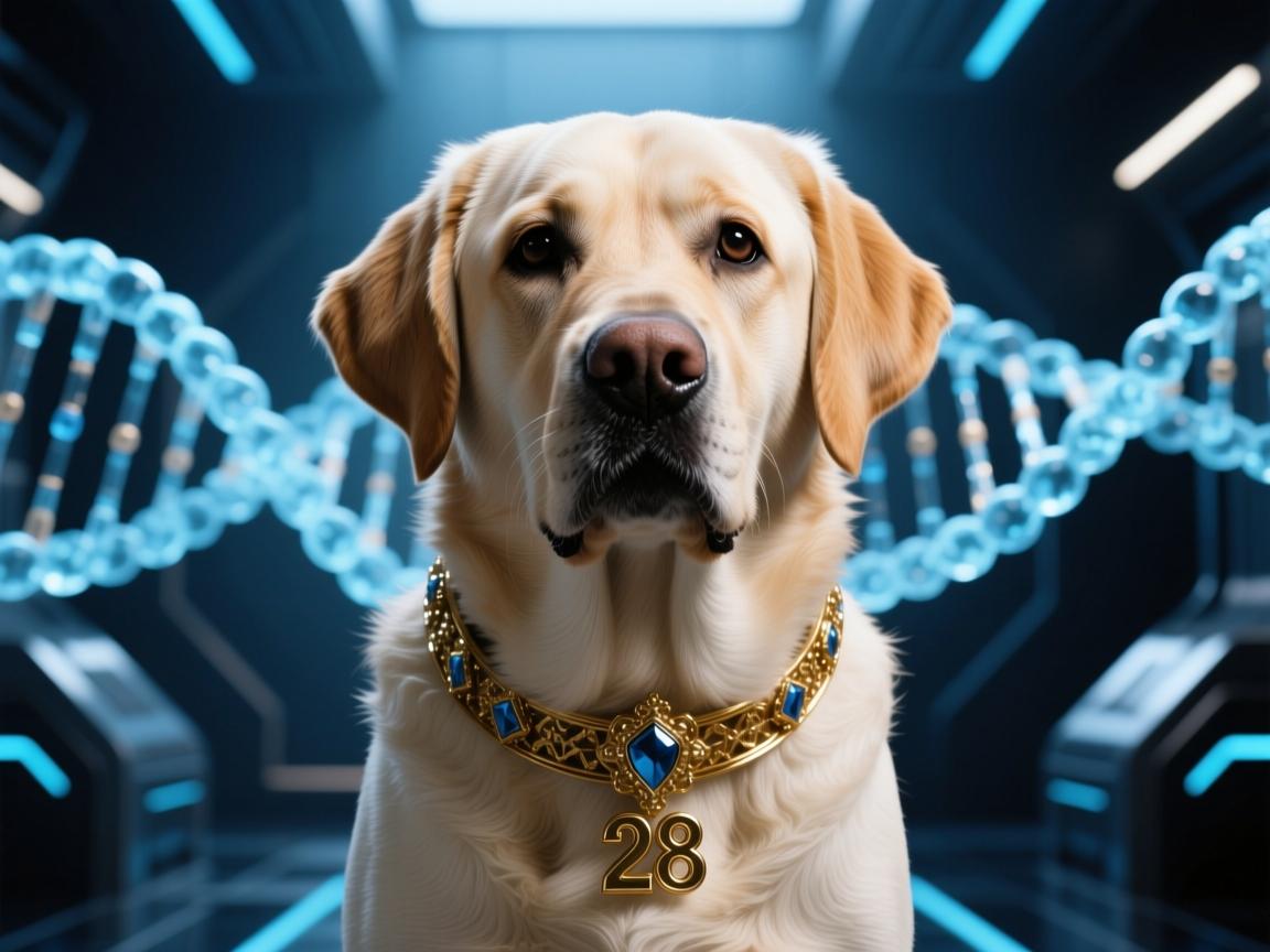 拉布拉多变种28,天价犬王背后的基因狂想与伦理深渊