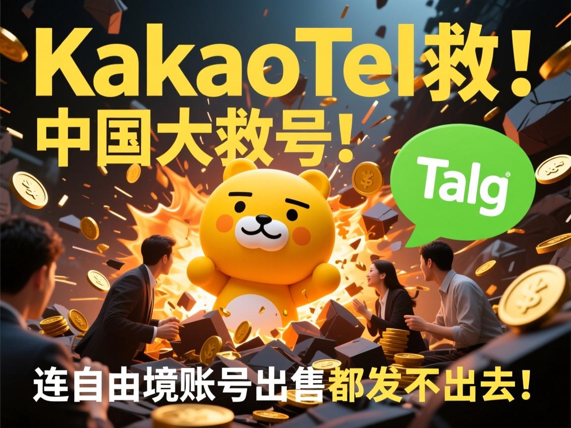 KakaoTalk全球大崩溃!中国用户自救指南曝光,网友惊呼,连自由境账号出售都发不出去!