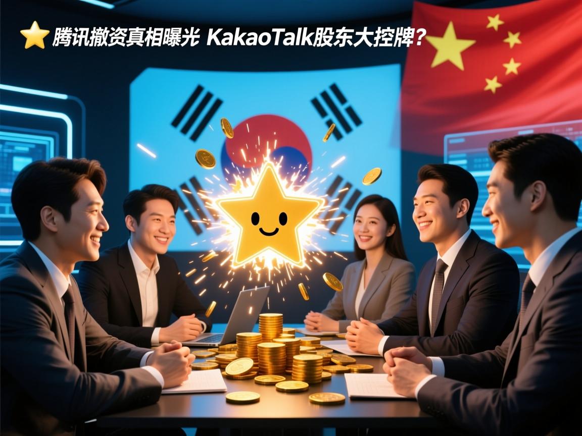 🌟腾讯撤资真相曝光!KakaoTalk股东大洗牌,韩国巨头如何摆脱中国资本控制?