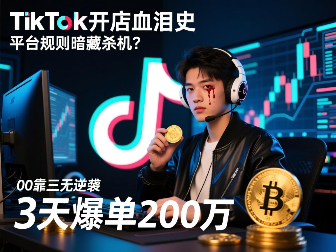 TikTok开店血泪史,3天爆单200万,00后靠三无产品逆袭,平台规则暗藏杀机?