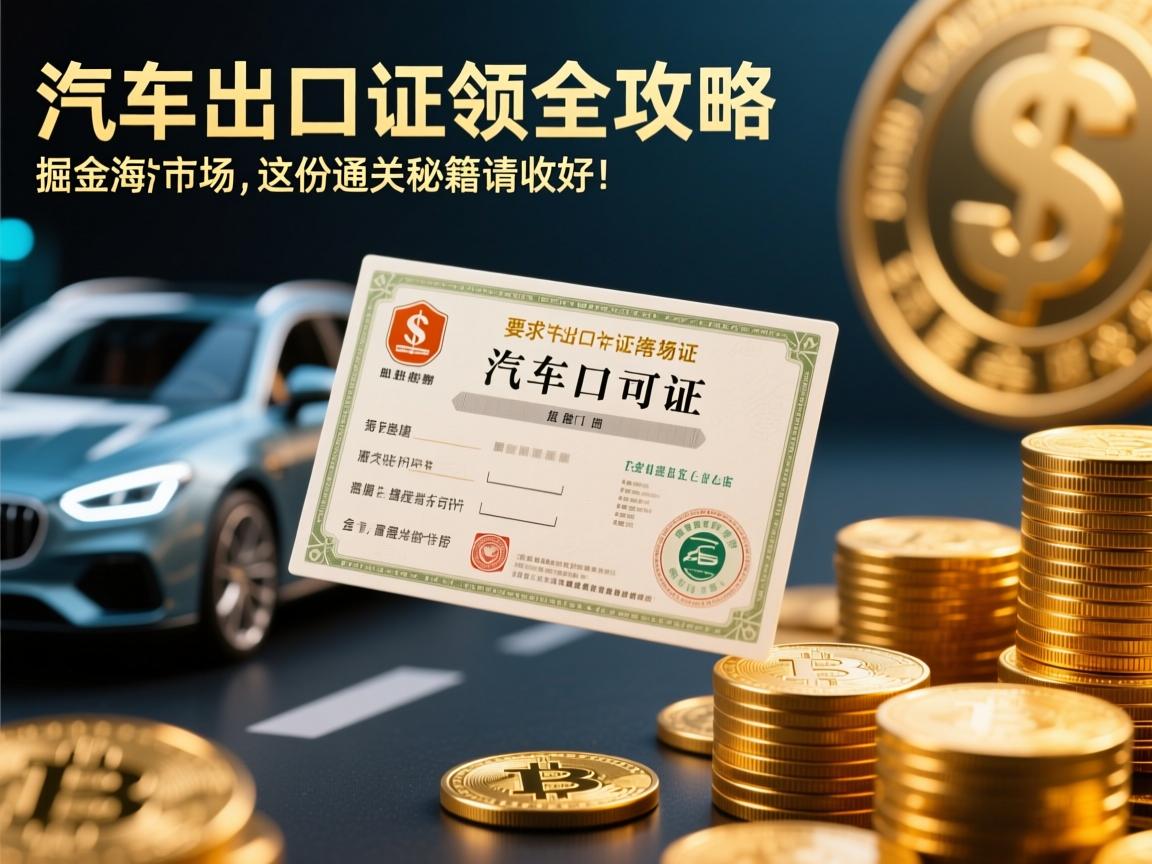 汽车出口许可证申领全攻略,掘金海外市场,这份通关秘籍请收好!