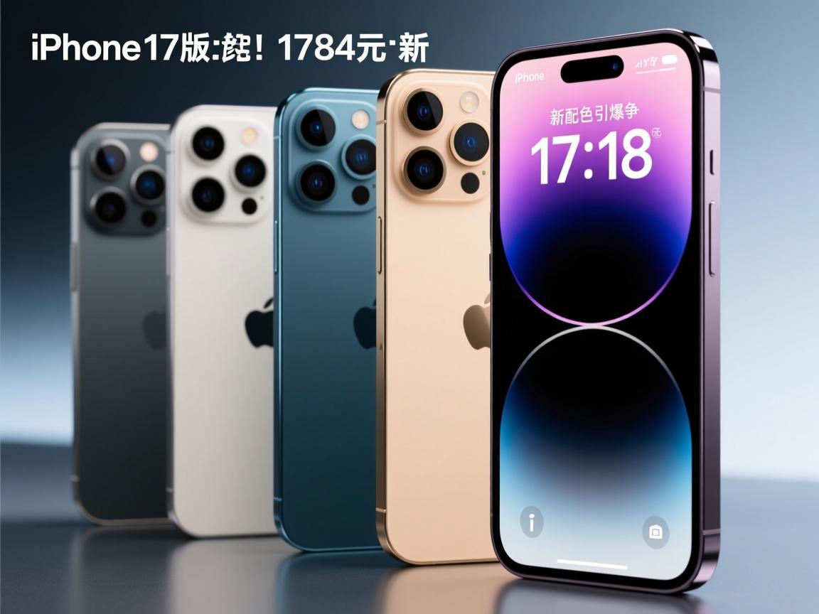 iPhone 17美版颜色全解析!1784元起新配色引爆争议