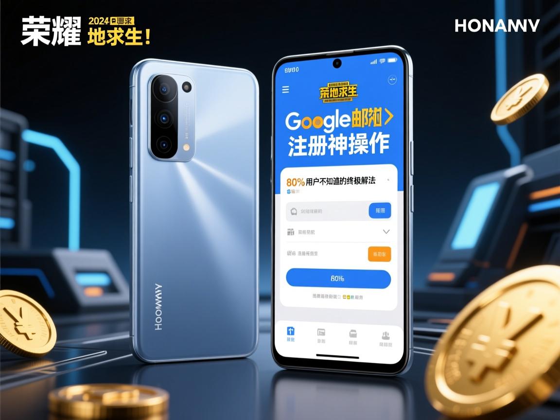 荣耀手机绝地求生!2024谷歌邮箱注册神操作,80%用户不知道的终极解法