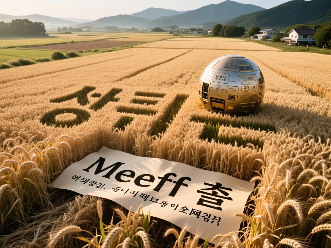 韩国麦田惊现神秘中文!Meeff网友破译千年预言,真相让全网失眠