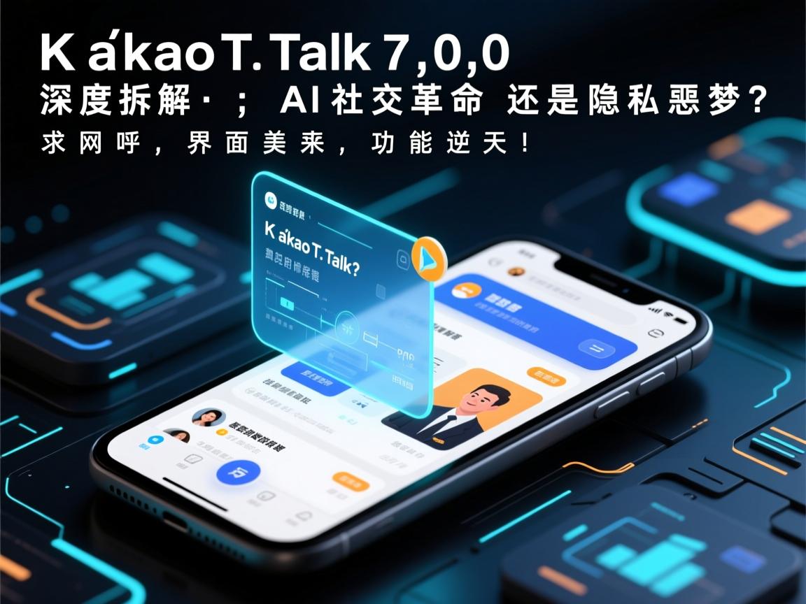 KakaoTalk 7.0.0 深度拆解,AI社交革命还是隐私噩梦?网友惊呼,界面美哭,功能逆天!