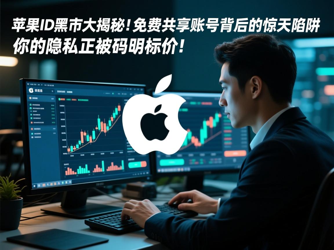 苹果ID黑市大揭秘！免费共享账号背后的惊天陷阱，你的隐私正被明码标价！