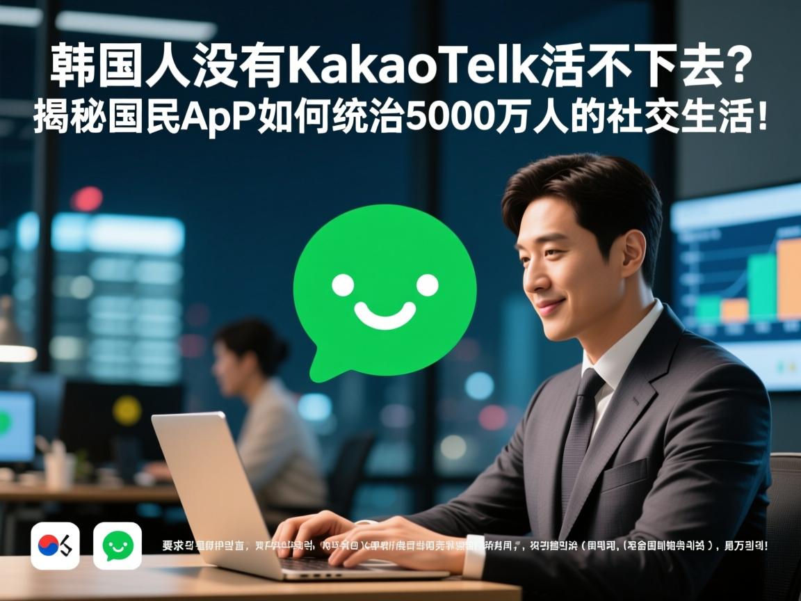 韩国人没有KakaoTalk活不下去？揭秘国民App如何统治5000万人的社交生活！