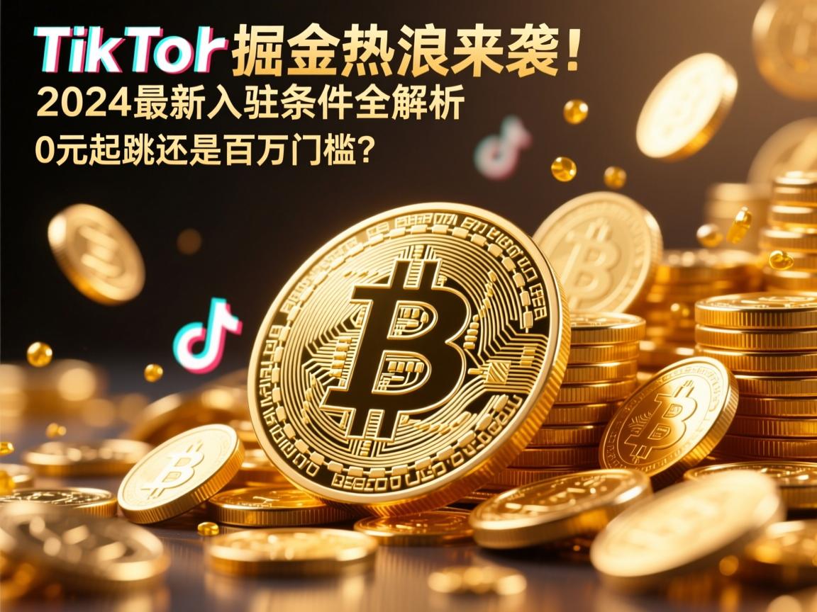 TikTok掘金热浪来袭!2024最新入驻条件全解析,0元起跳还是百万门槛?