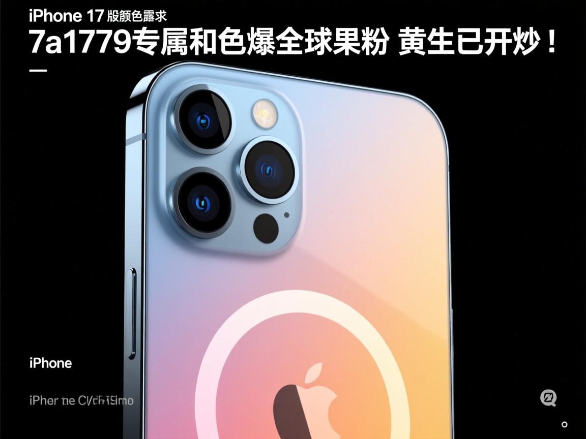 iPhone 17日版颜色曝光!7a1779专属和色引爆全球果粉,黄牛已开炒!