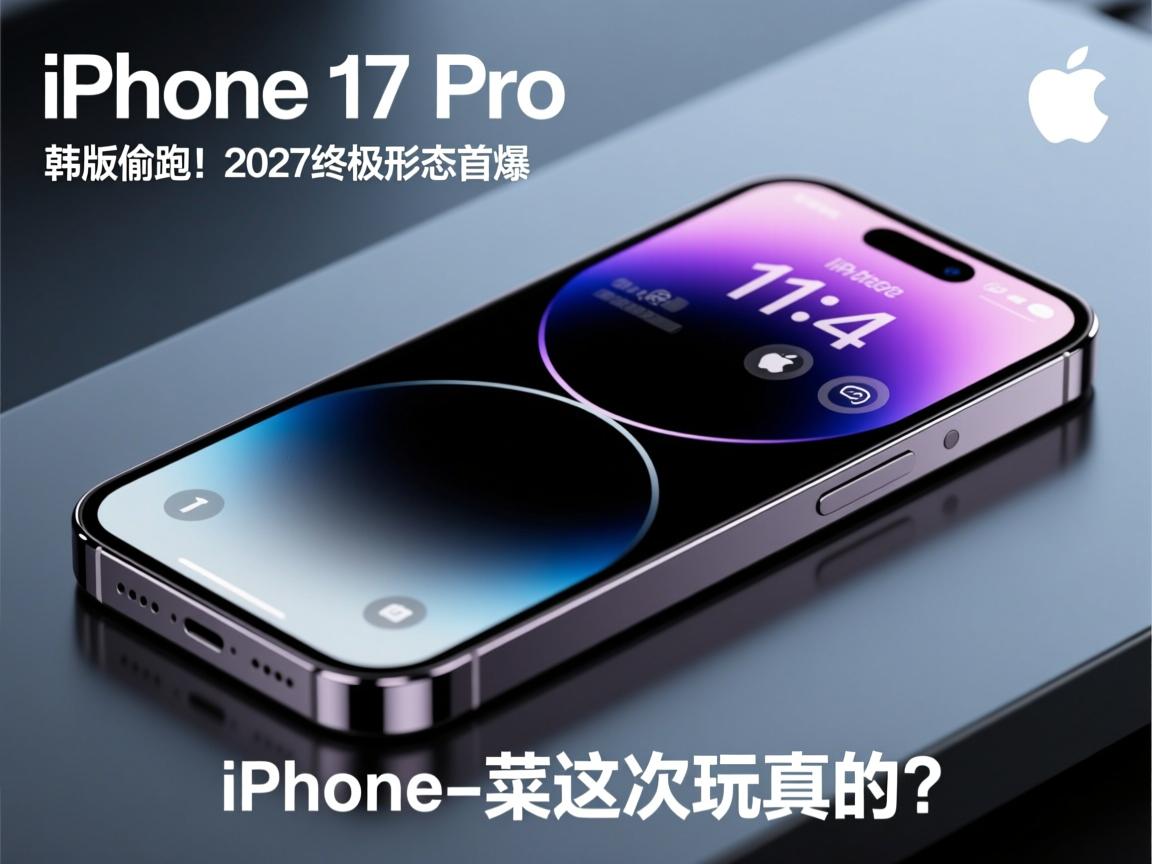 iPhone 17 Pro韩版偷跑!2027终极形态首曝,苹果这次玩真的?
