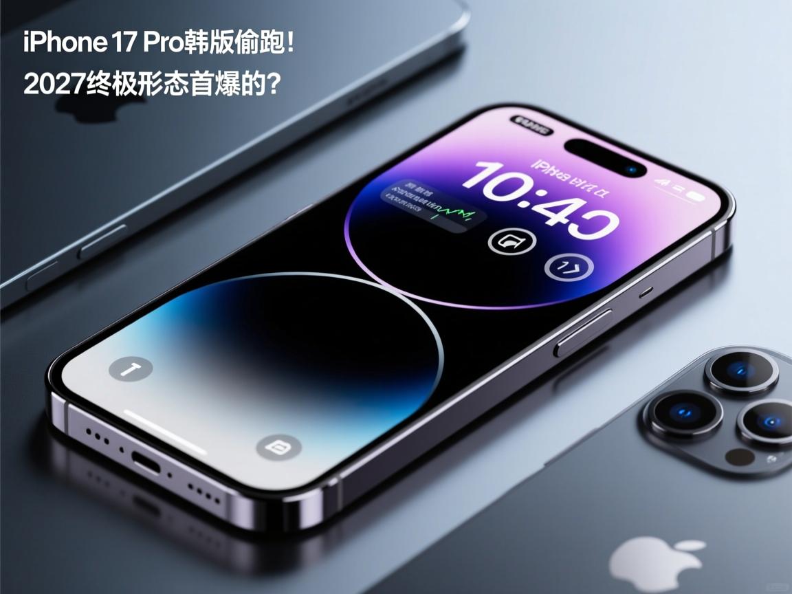 iPhone 17 Pro韩版偷跑!2027终极形态首曝,苹果这次玩真的?