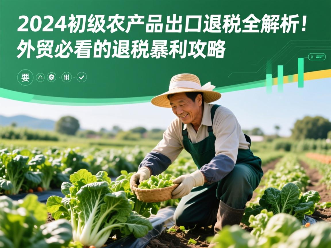 2024初级农产品出口退税全解析!外贸菜农必看的退税暴利攻略