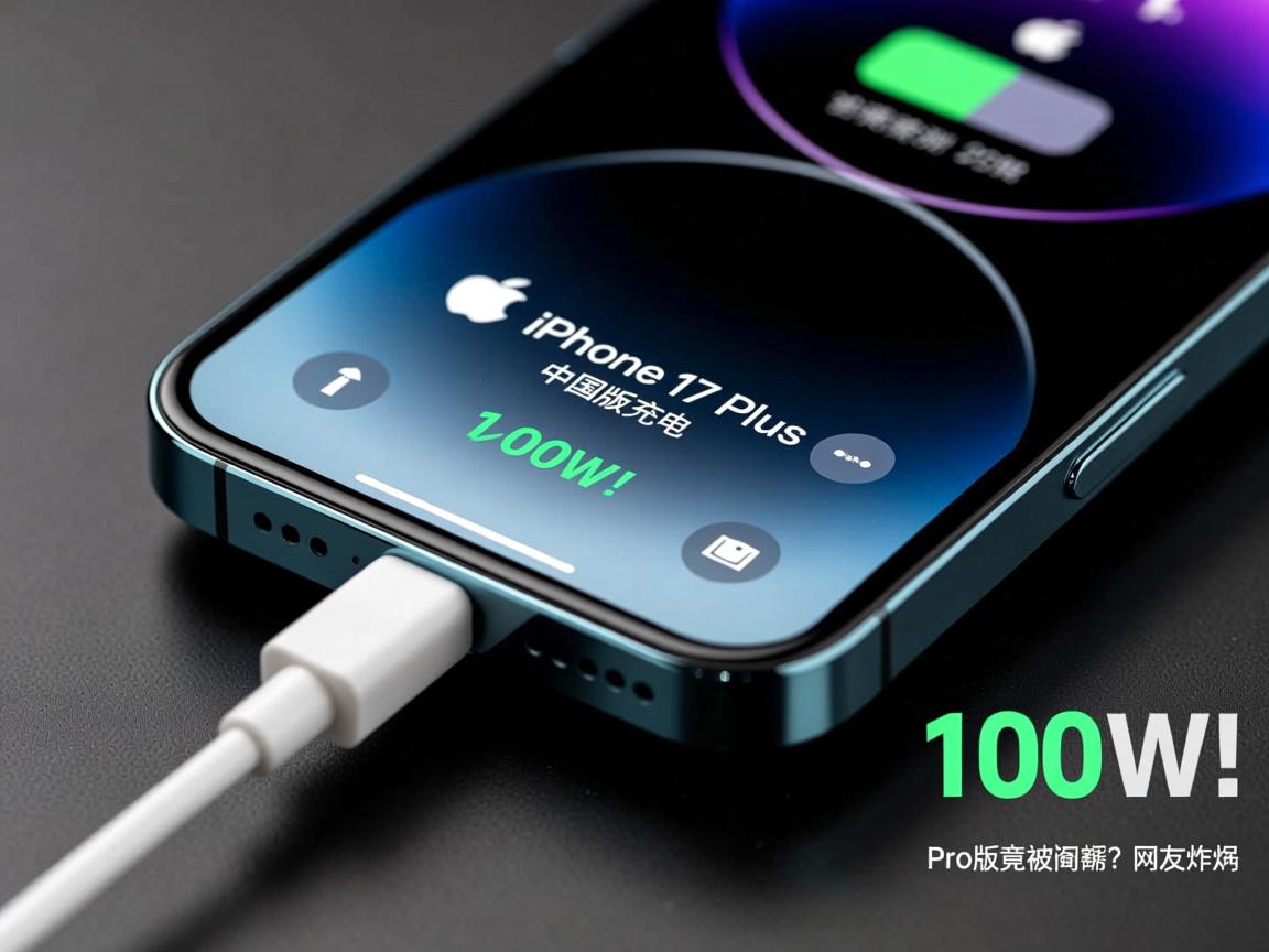 iPhone 17 Plus中国版充电实测,苹果首次突破100W!Pro版竟被阉割?网友炸锅