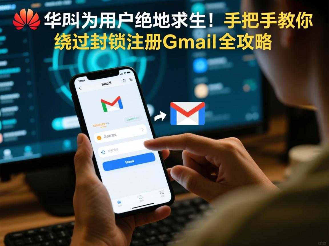 华为用户绝地求生!手把手教你绕过封锁注册Gmail全攻略
