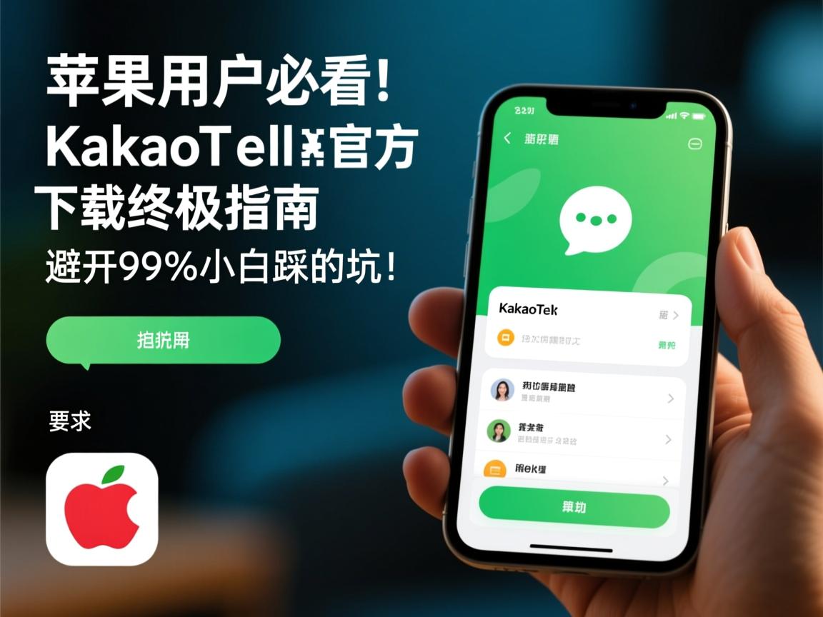 苹果用户必看!KakaoTalk官方下载终极指南,避开99%小白踩的坑!