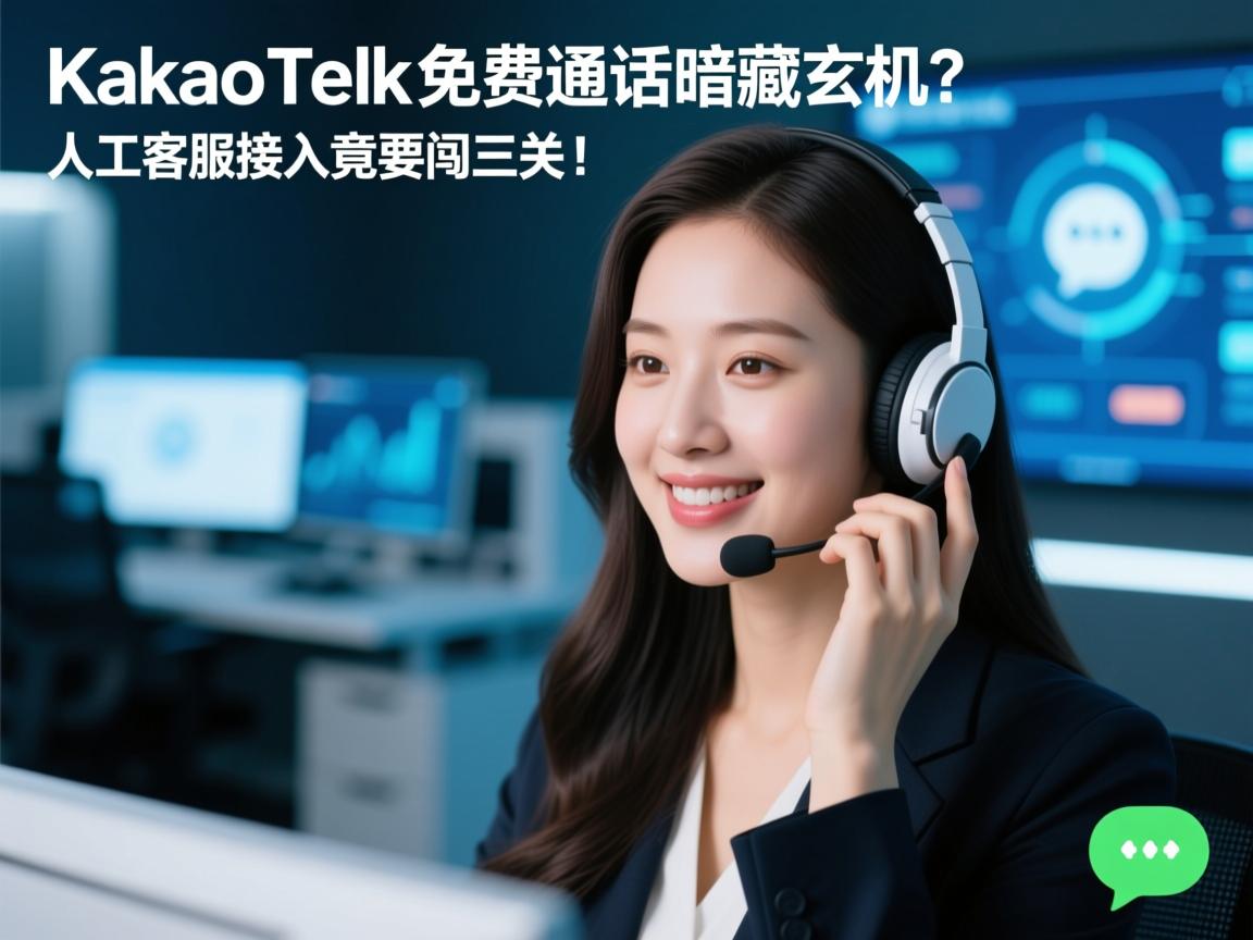 KakaoTalk免费通话暗藏玄机?人工客服接入竟要闯三关!