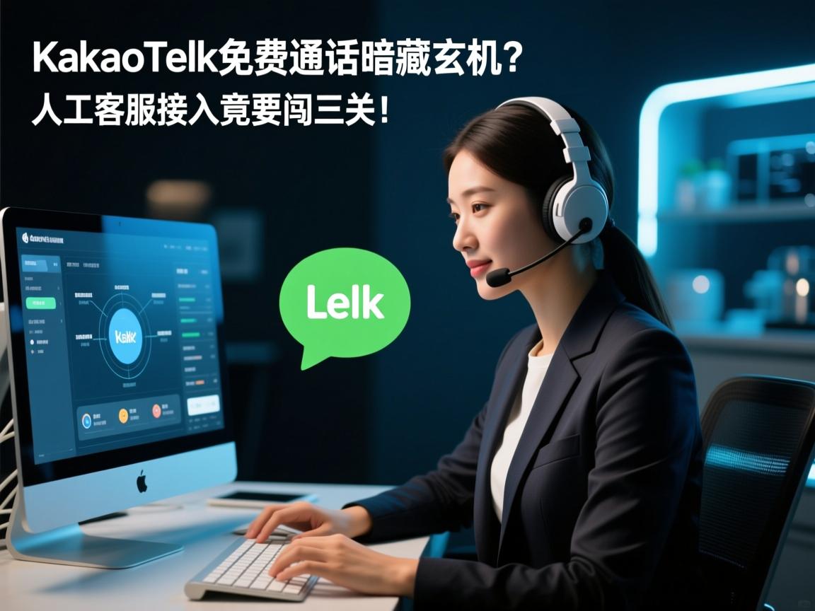 KakaoTalk免费通话暗藏玄机?人工客服接入竟要闯三关!