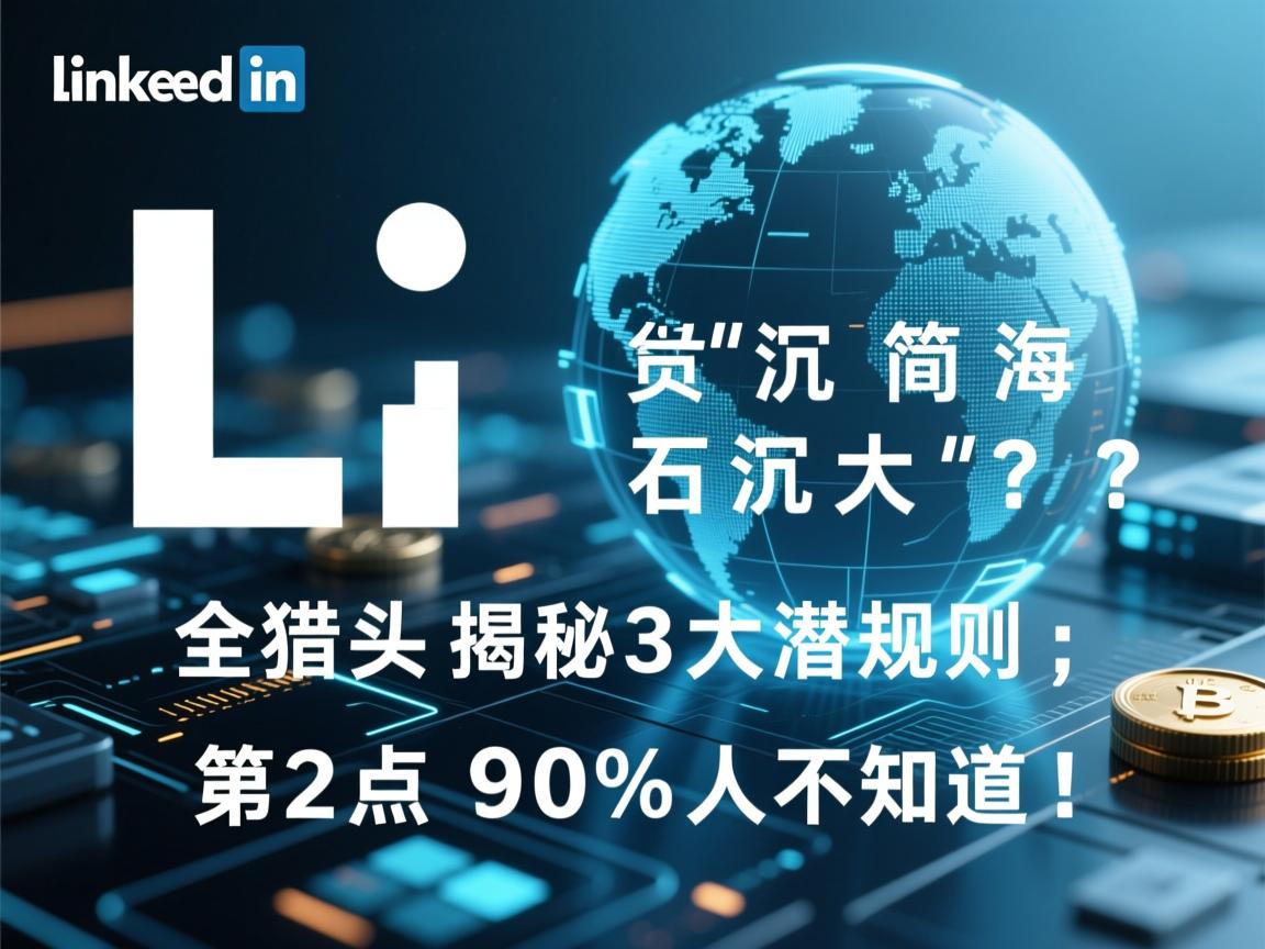 LinkedIn投简历石沉大海?全球猎头揭秘3大潜规则,第2点90%人不知道!