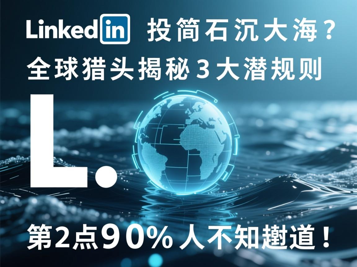 LinkedIn投简历石沉大海?全球猎头揭秘3大潜规则,第2点90%人不知道!