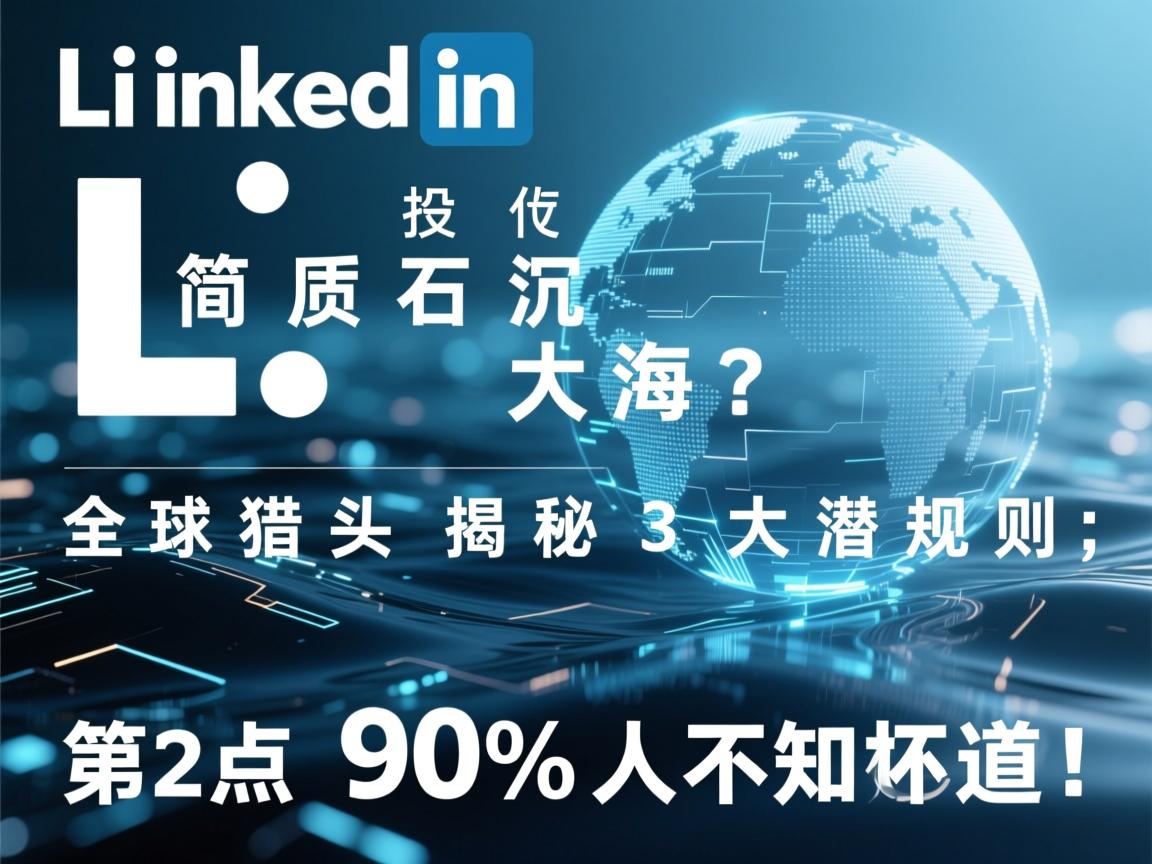 LinkedIn投简历石沉大海?全球猎头揭秘3大潜规则,第2点90%人不知道!