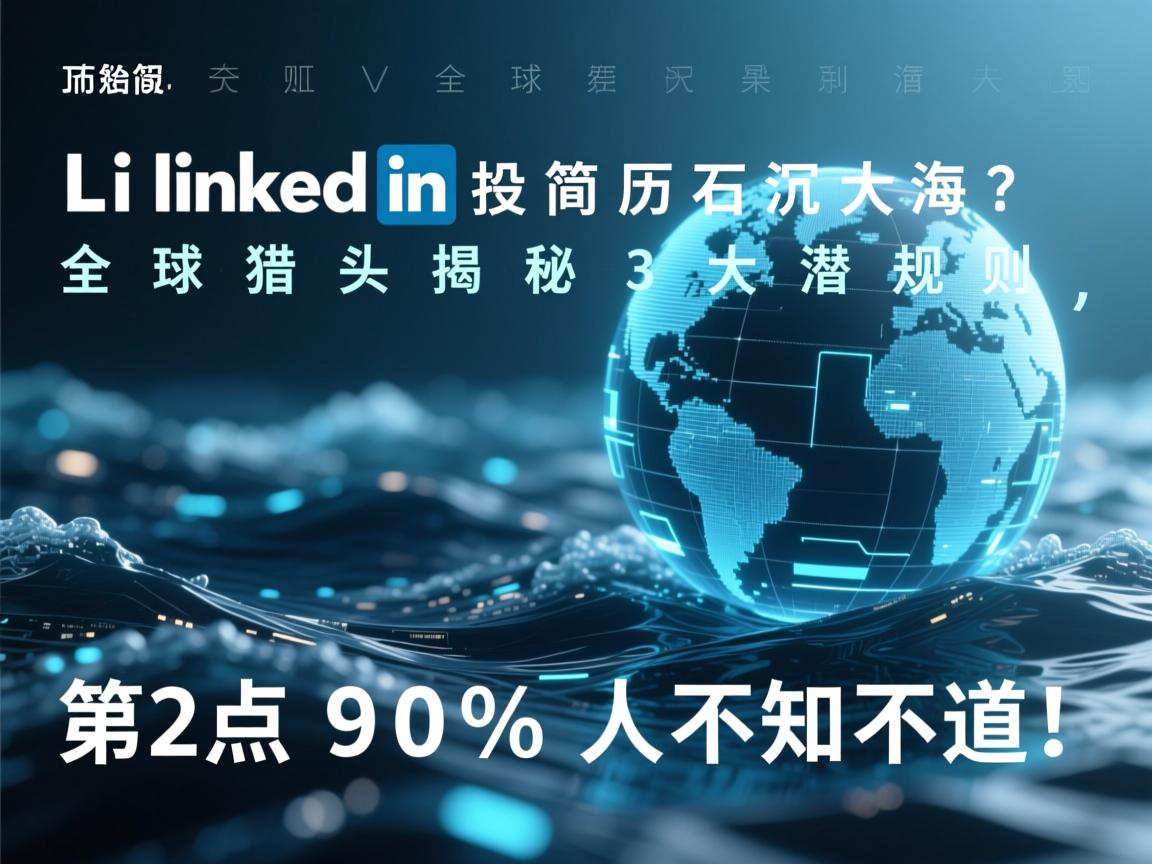 LinkedIn投简历石沉大海?全球猎头揭秘3大潜规则,第2点90%人不知道!