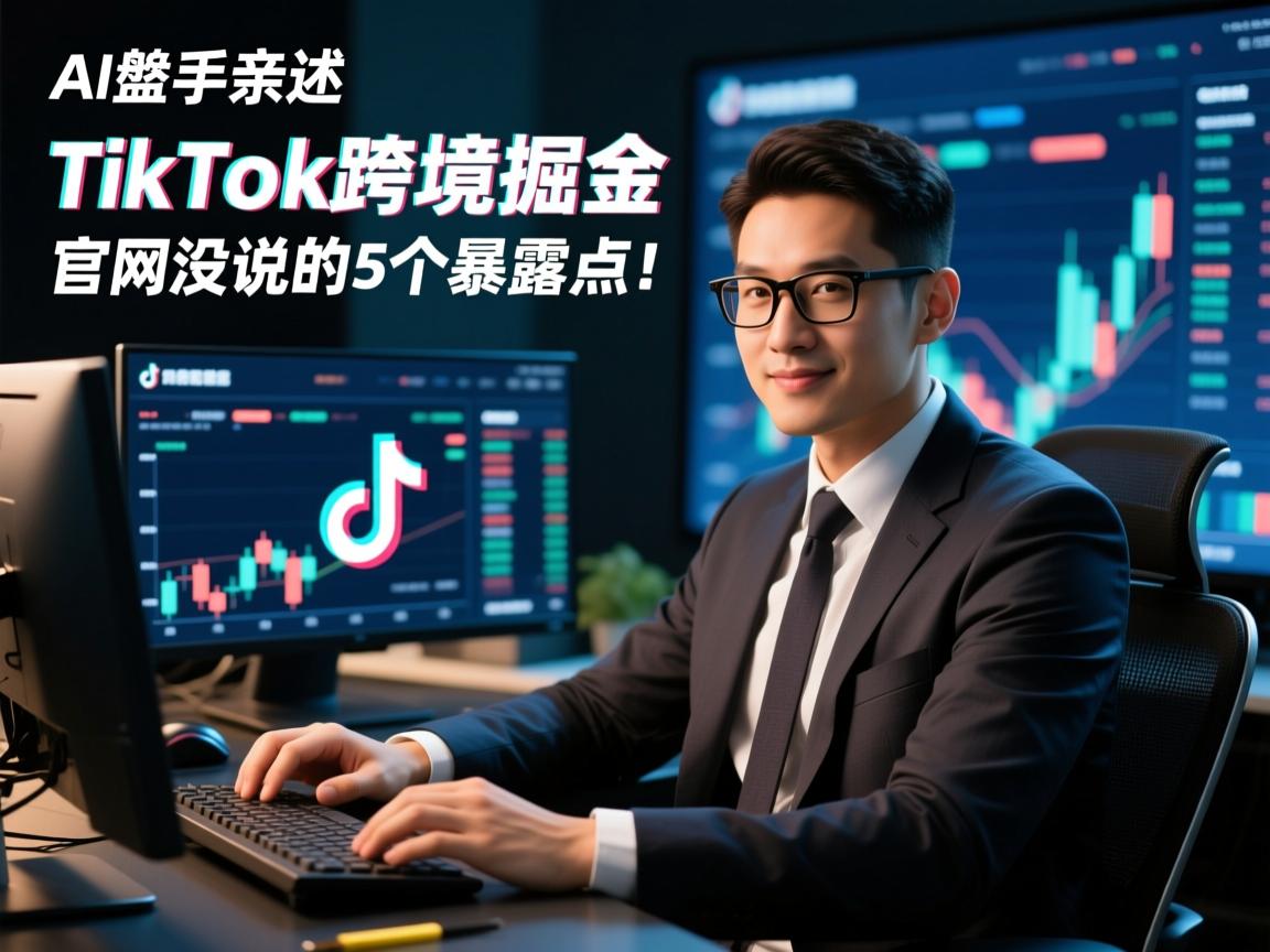 AI操盘手亲述,TikTok跨境掘金,官网没说的5个暴雷点!