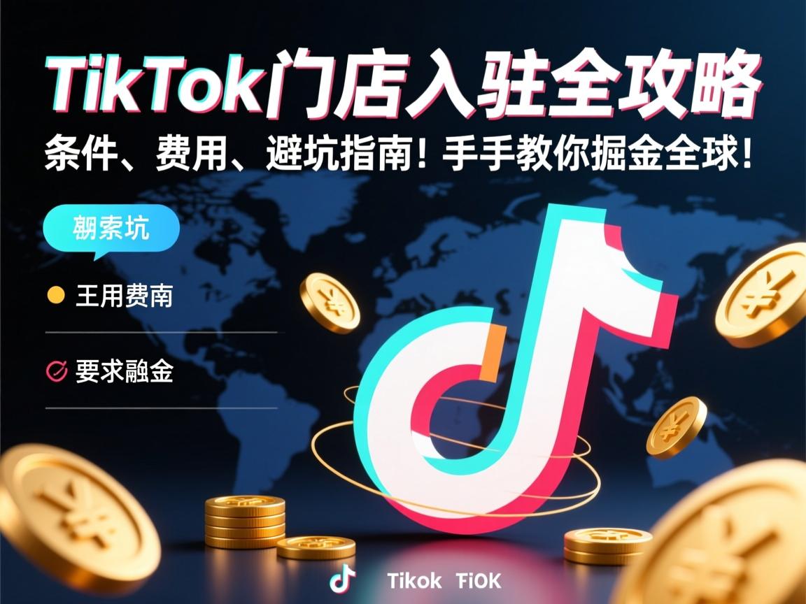 TikTok小店入驻全攻略,条件、费用、避坑指南,手把手教你掘金全球!