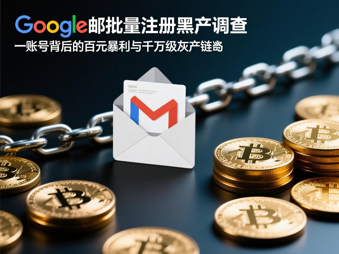 谷歌邮箱批量注册黑产调查,一个账号背后的百元暴利与千万级灰产链