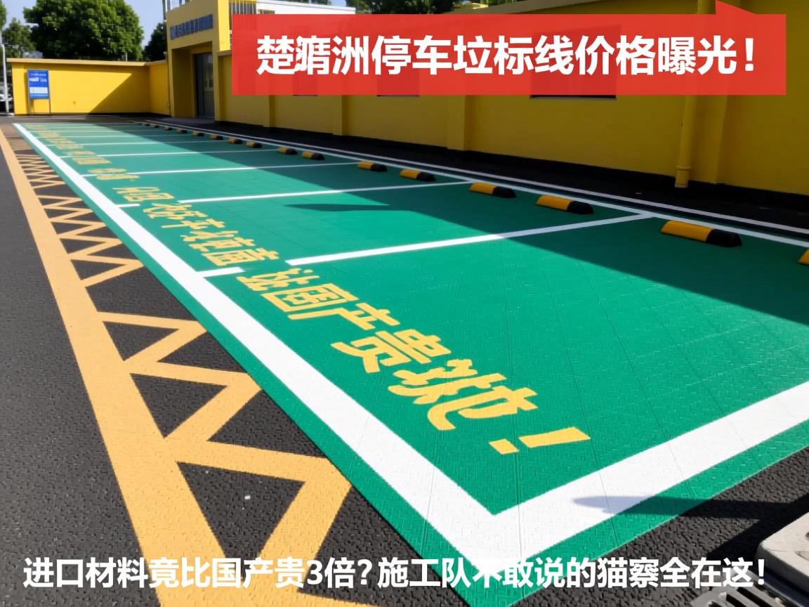 楚雄停车位标线价格曝光!进口材料竟比国产贵3倍?施工队不敢说的猫腻全在这!