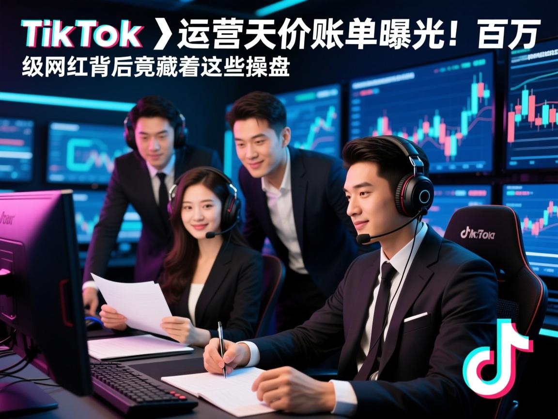 TikTok代运营天价账单曝光!百万级网红背后竟藏着这些操盘手