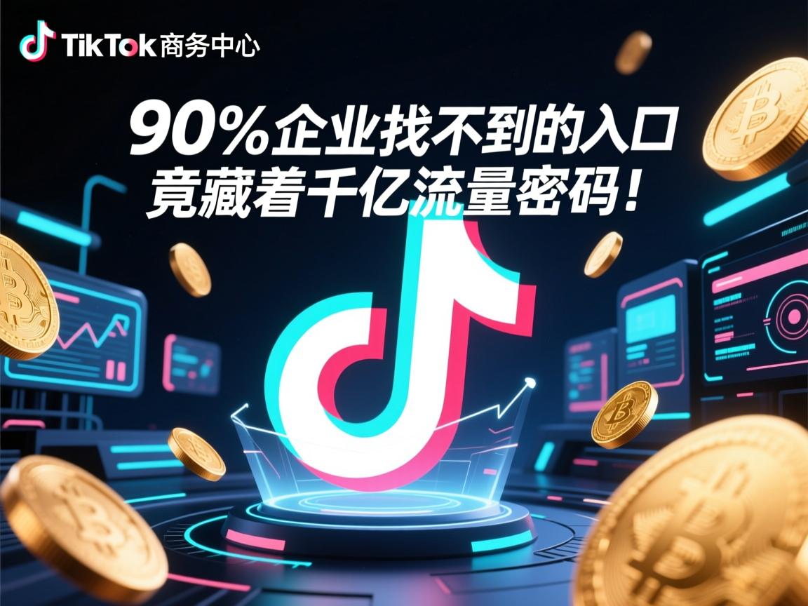 TikTok商务中心,90%企业找不到的入口,竟藏着千亿流量密码!