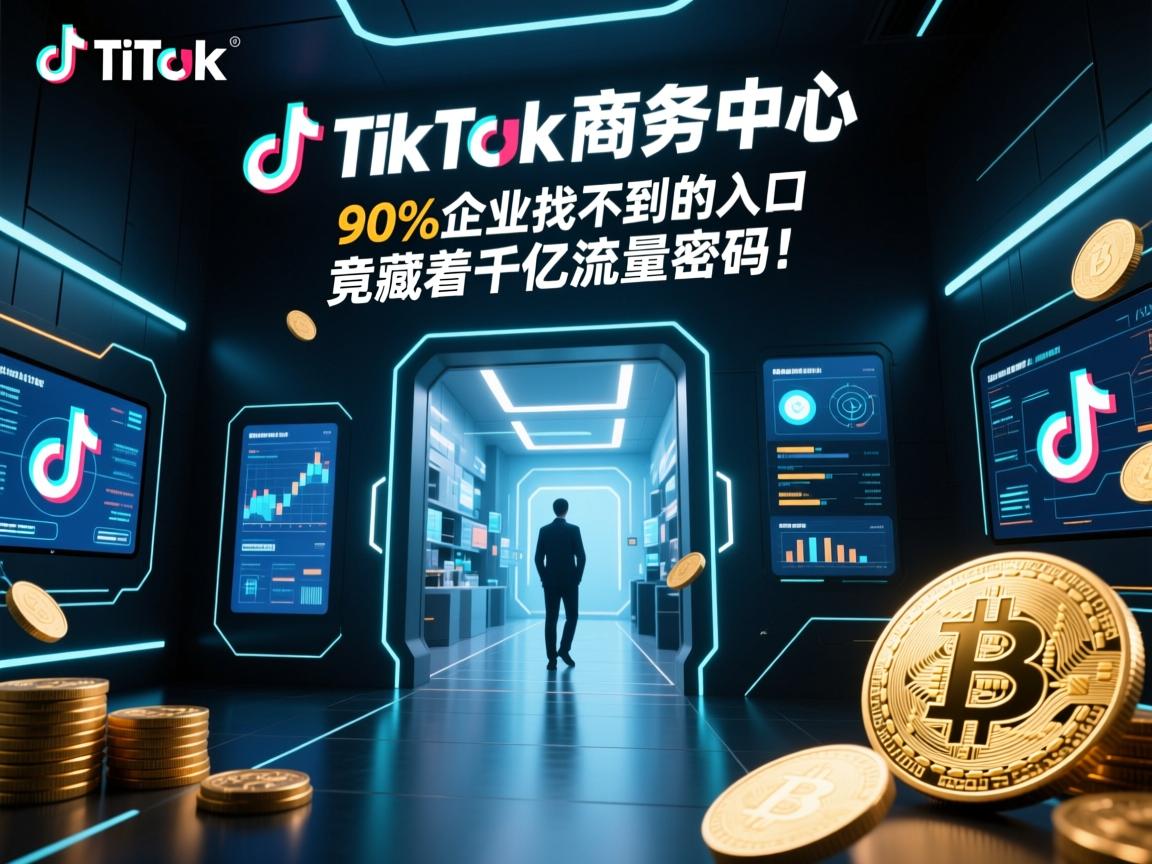 TikTok商务中心,90%企业找不到的入口,竟藏着千亿流量密码!