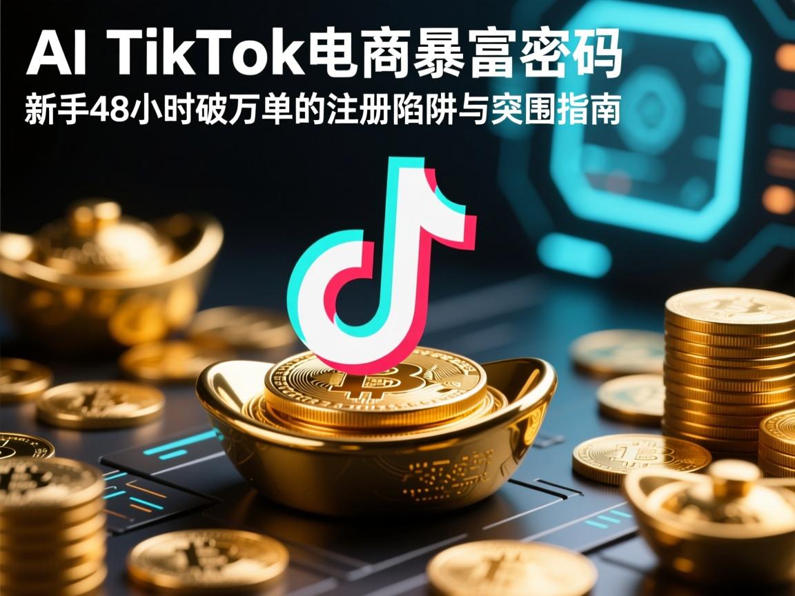 AI拆解TikTok电商暴富密码,新手48小时破万单的注册陷阱与突围指南