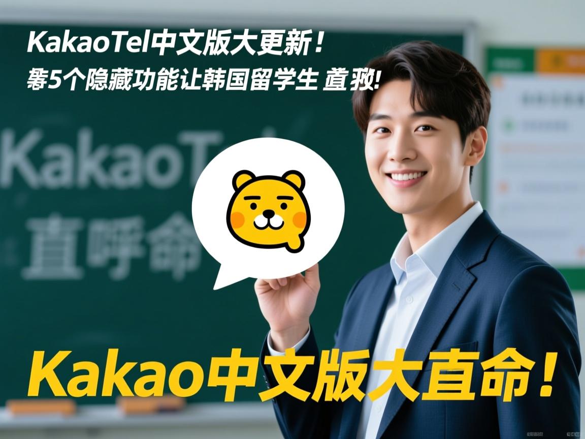 KakaoTalk中文版大更新!这5个隐藏功能让韩国留学生直呼救命