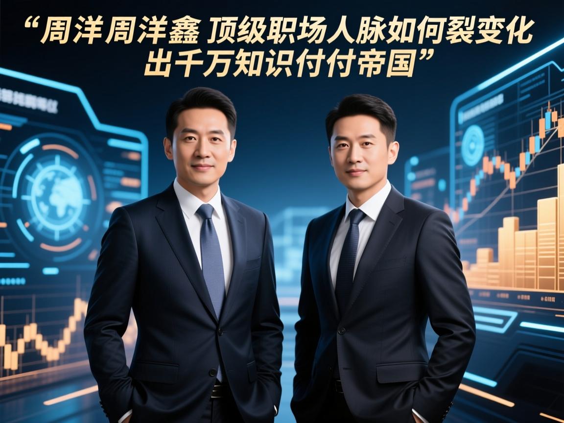 从周洋到周洋鑫,顶级职场人脉如何裂变出千万知识付费帝国