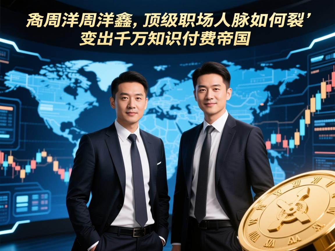 从周洋到周洋鑫,顶级职场人脉如何裂变出千万知识付费帝国