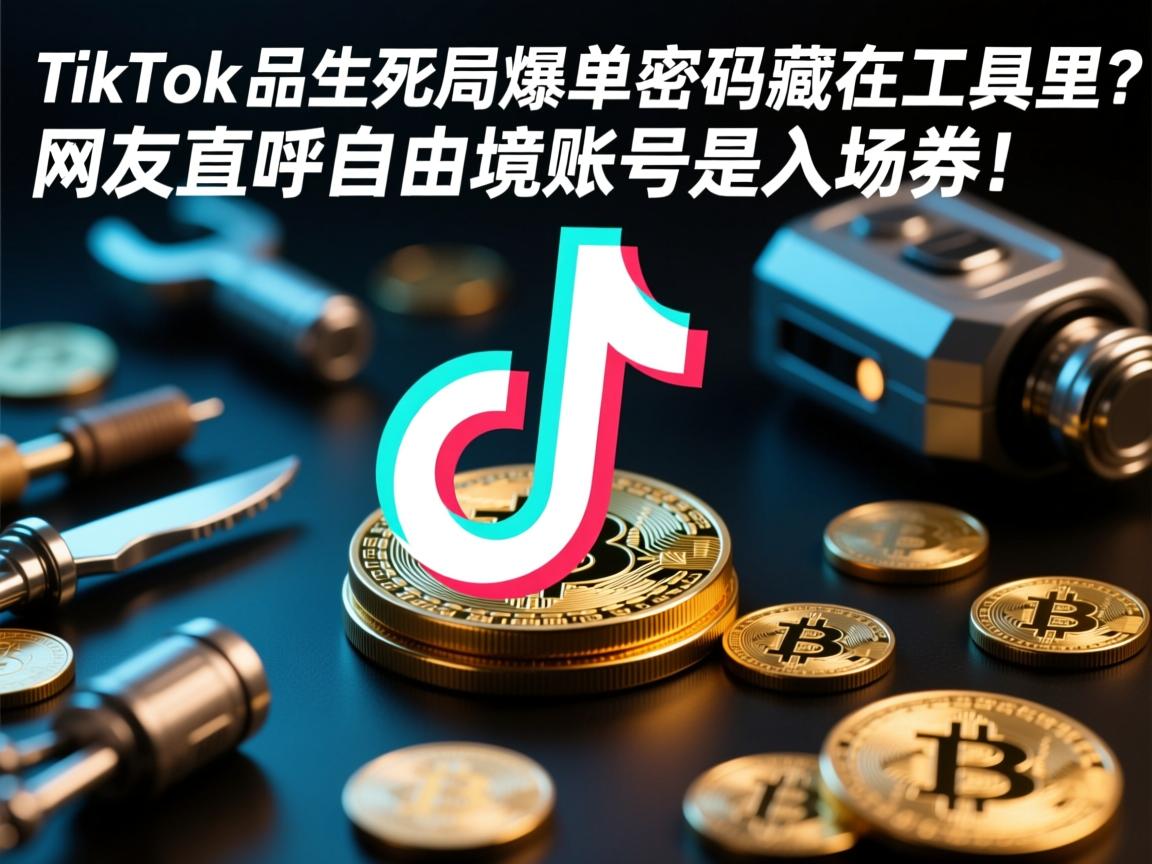 TikTok选品生死局,爆单密码藏在工具里?网友直呼自由境账号是入场券!