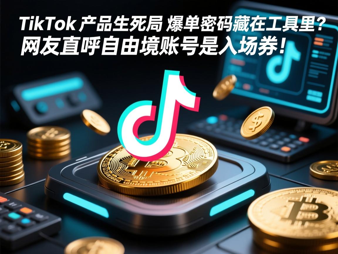 TikTok选品生死局,爆单密码藏在工具里?网友直呼自由境账号是入场券!