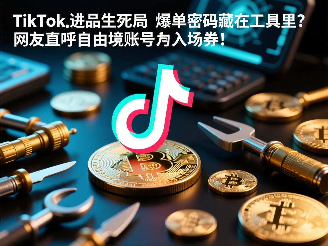 TikTok选品生死局,爆单密码藏在工具里?网友直呼自由境账号是入场券!