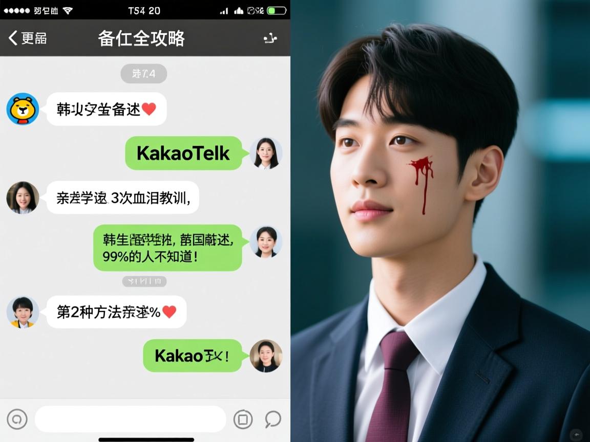KakaoTalk聊天记录备份全攻略,韩国留学生亲述3次血泪教训,第2种方法99%的人不知道!