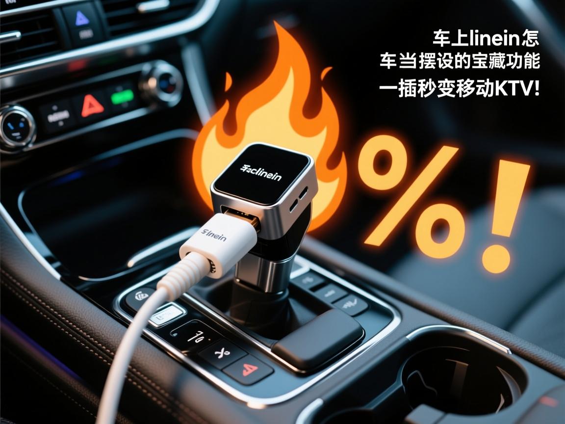🔥车上linein接口怎么使用?90%车主当摆设的宝藏功能,一插秒变移动KTV!