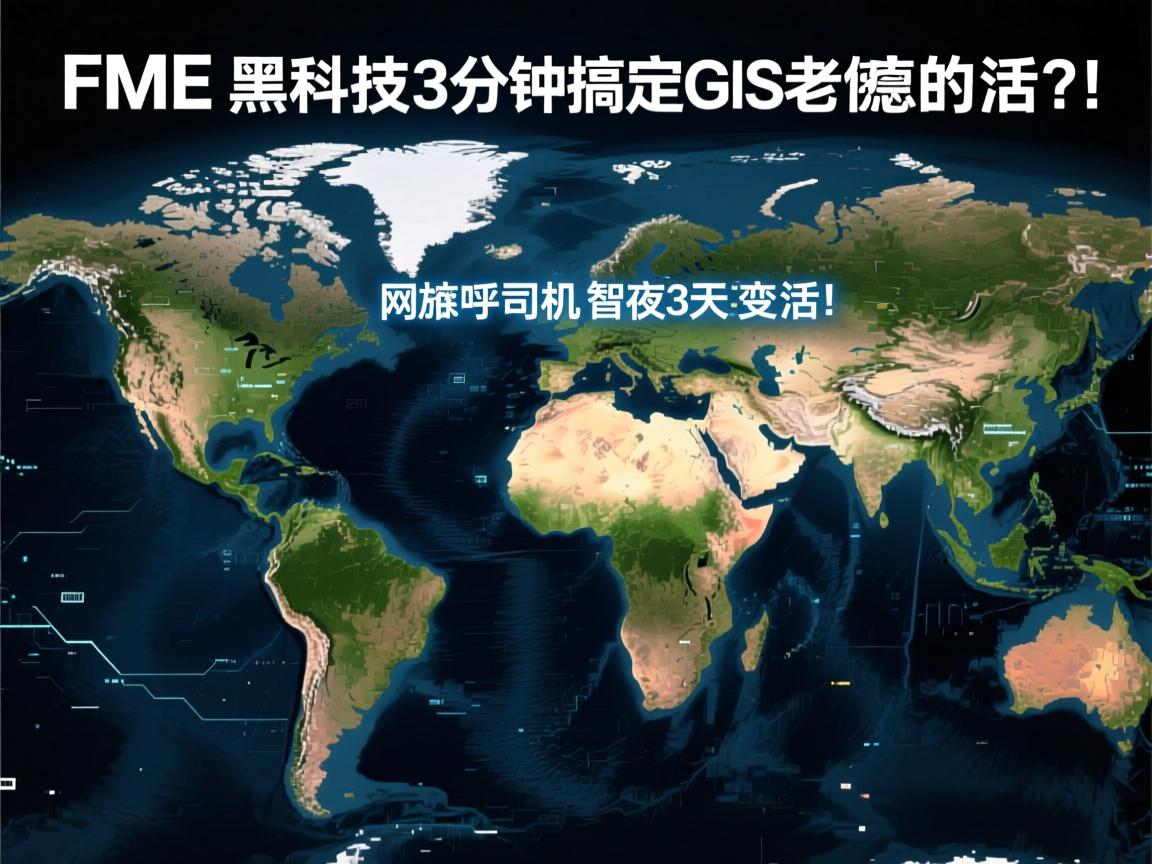 FME黑科技,3分钟搞定GIS老司机熬夜3天的活!网友惊呼,地理信息要变天?