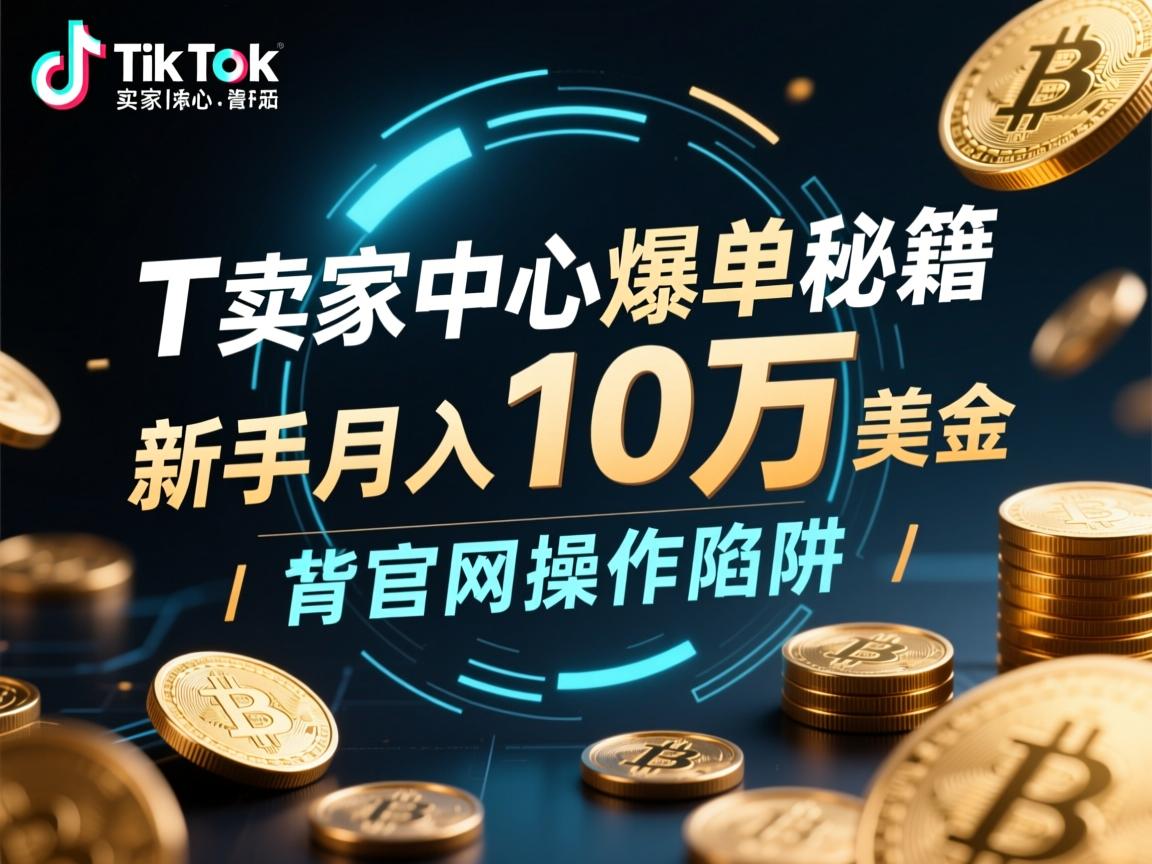 TikTok卖家中心爆单秘籍,新手月入10万美金背后的官网操作陷阱