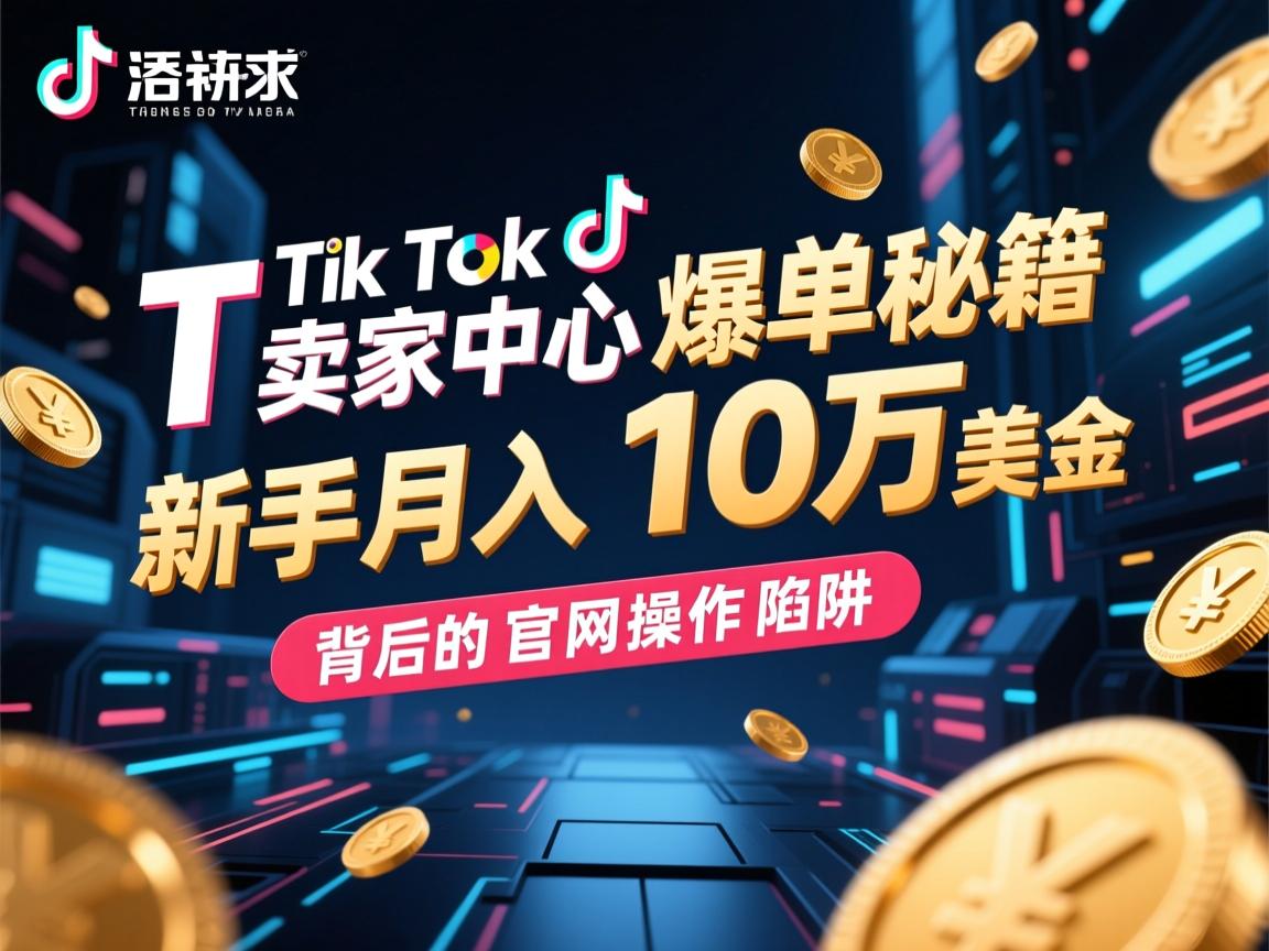 TikTok卖家中心爆单秘籍,新手月入10万美金背后的官网操作陷阱