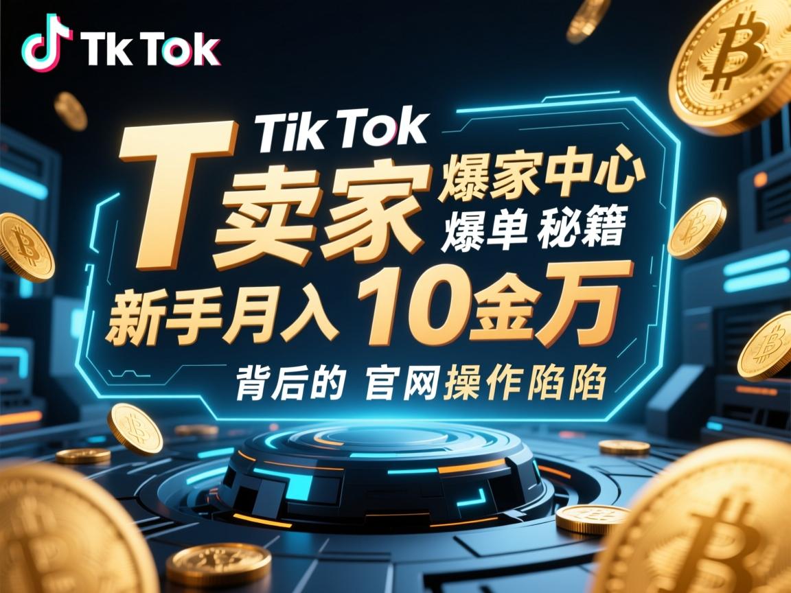 TikTok卖家中心爆单秘籍,新手月入10万美金背后的官网操作陷阱