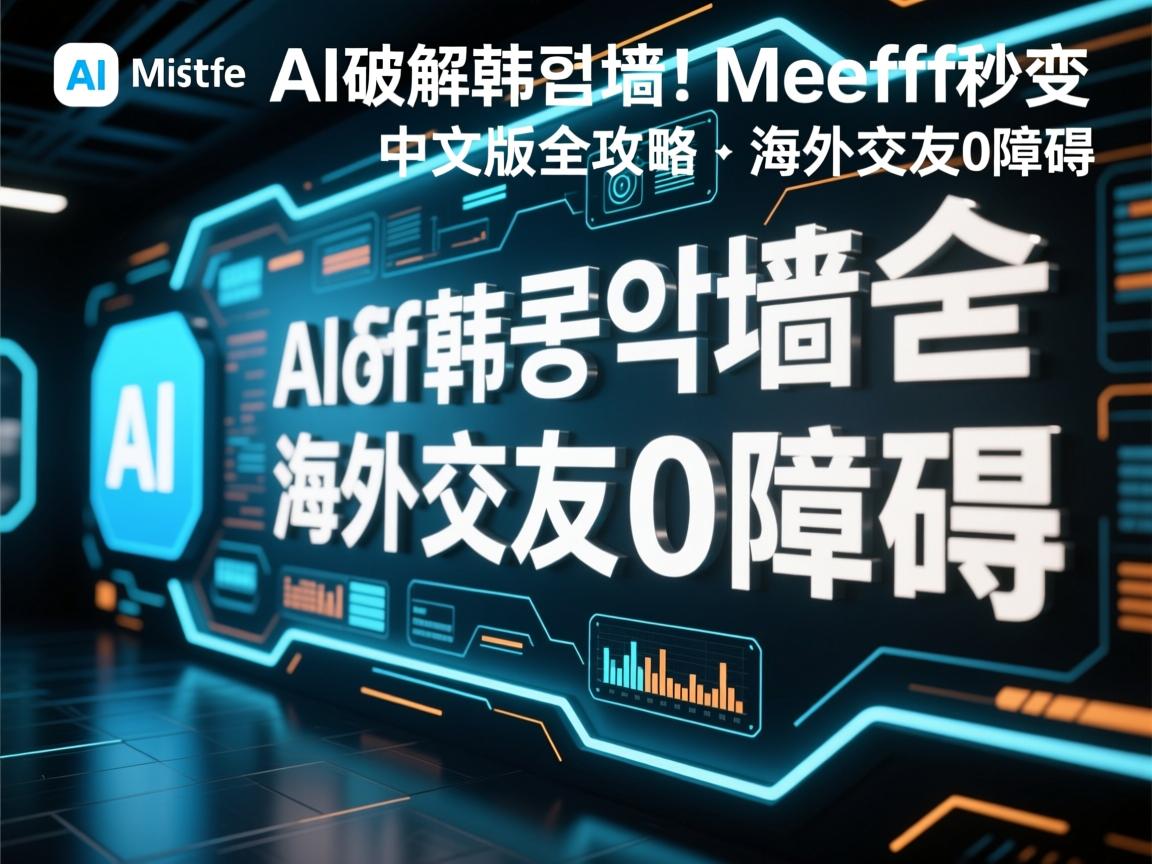 AI破解韩语墙!Meeff秒变中文版全攻略,海外交友0障碍