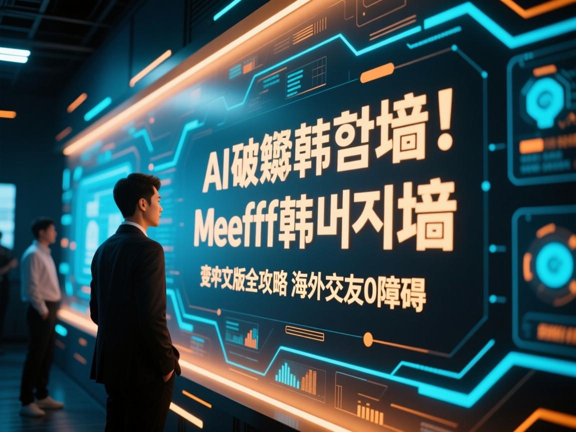 AI破解韩语墙!Meeff秒变中文版全攻略,海外交友0障碍