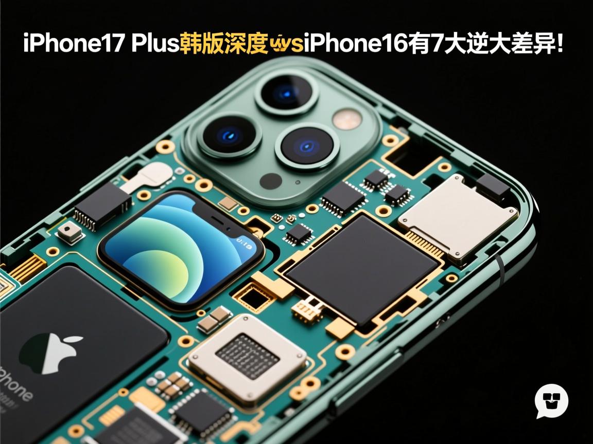 iPhone 17 Plus韩版深度拆解,对比iPhone 16竟有7大逆天差异!