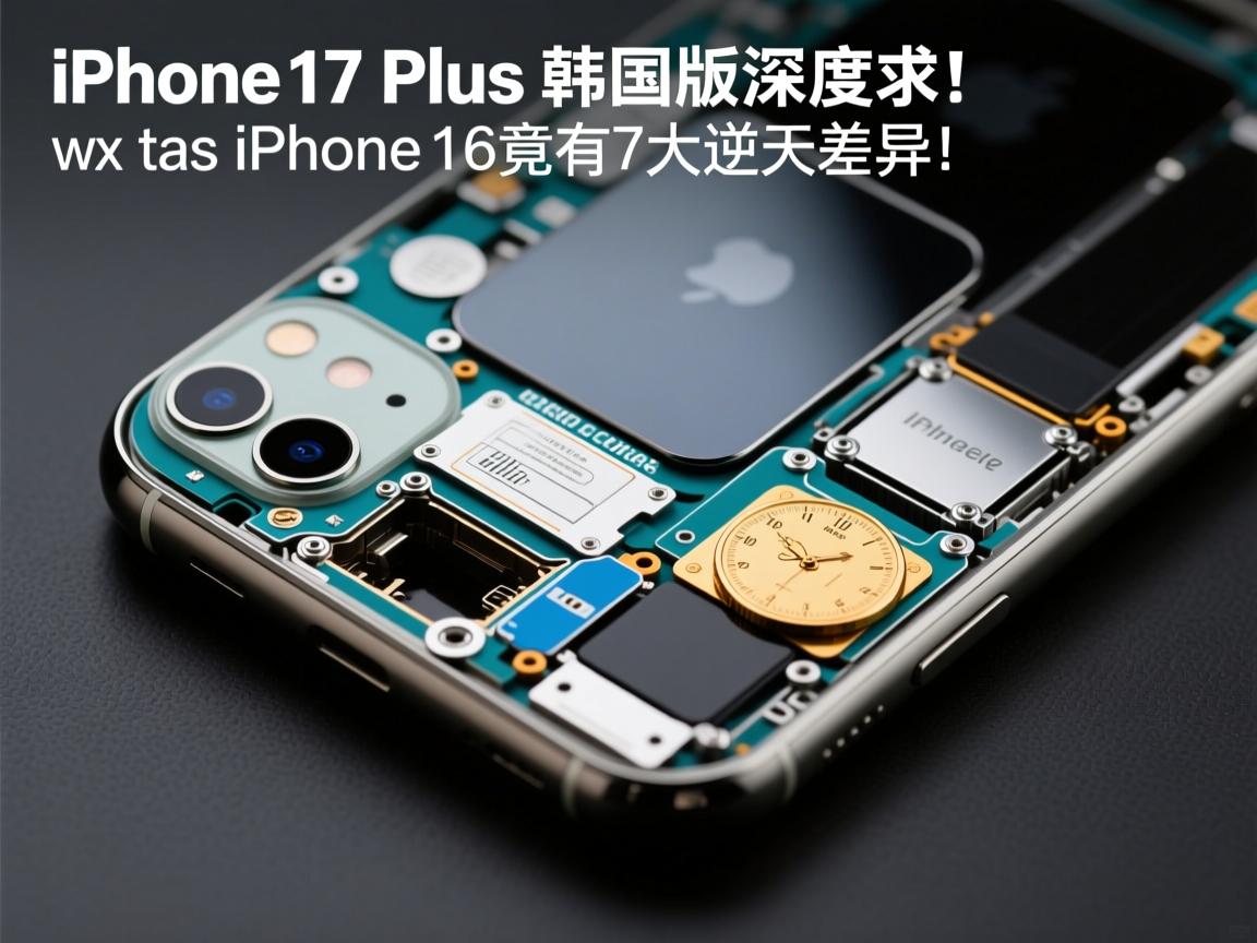 iPhone 17 Plus韩版深度拆解,对比iPhone 16竟有7大逆天差异!