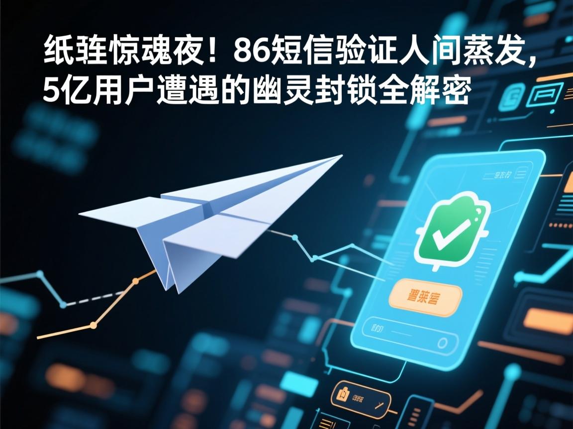 纸飞机失联惊魂夜!86短信验证人间蒸发,5亿用户遭遇的幽灵封锁全解密